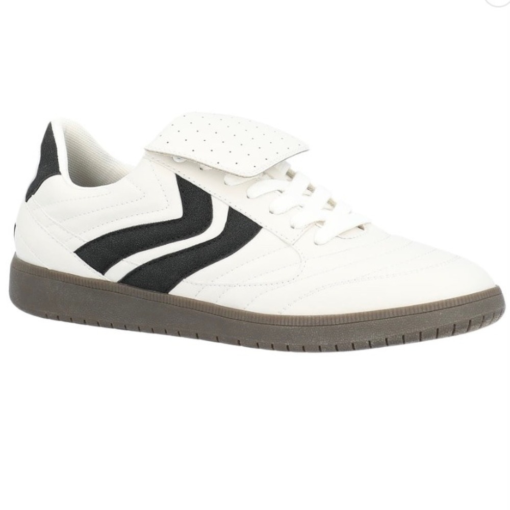Madden NYC Muirr Sport Casual Sneakers White Black Gum Sole Mens 10 NEW